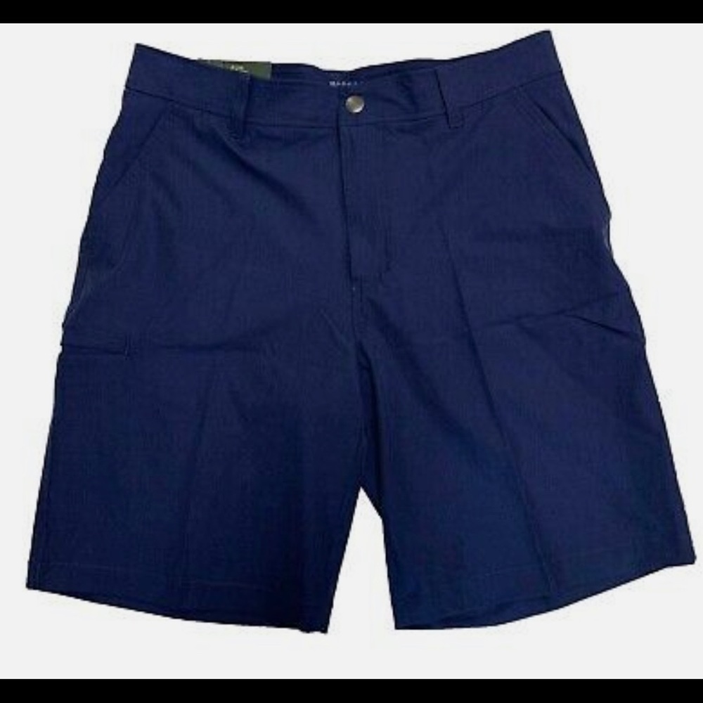 G.H.Bass & Co. Men's Casual Shorts Dark Slate Blue, 34 Waist, 10 inch length